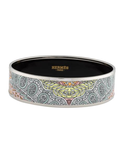 Hermès Le Jardin De La Maharani Wide Bangle 